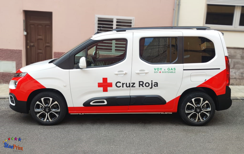 Rotulación vehículo Cruz Roja
